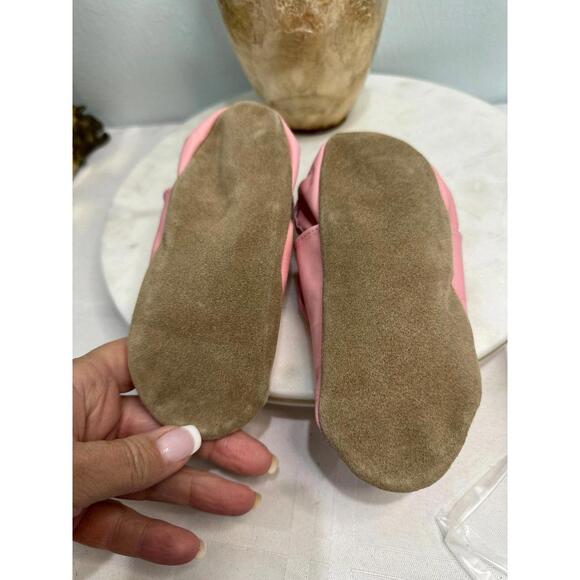 Robeez Leather Shoes Brand New Pink Toddler size 3-4 - Picture 3 of 8